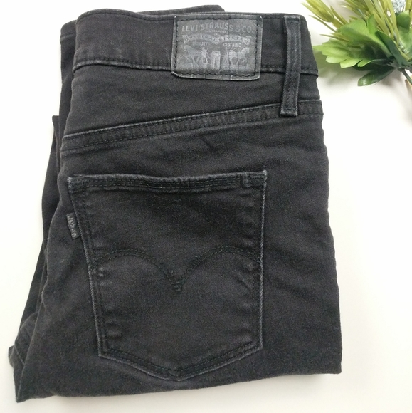 Levi's Denim - Levi's Strauss Black Slimming Skinny Jeans 30